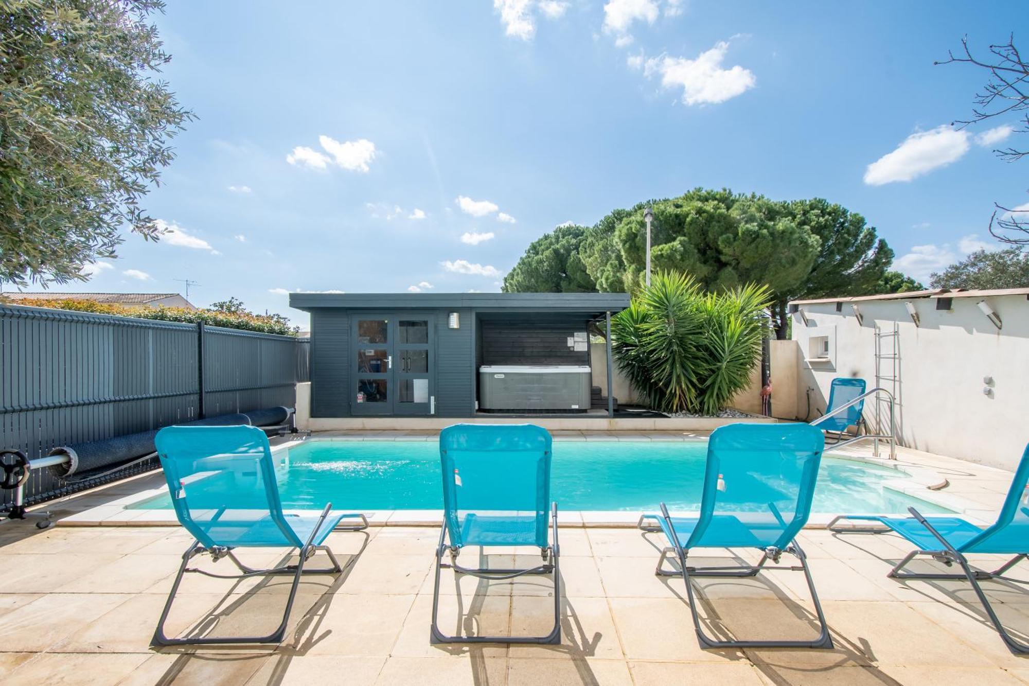 Guesthouse La Costiere - Logements Independants - Espace Piscine Jacuzzi Lunel  Luaran gambar